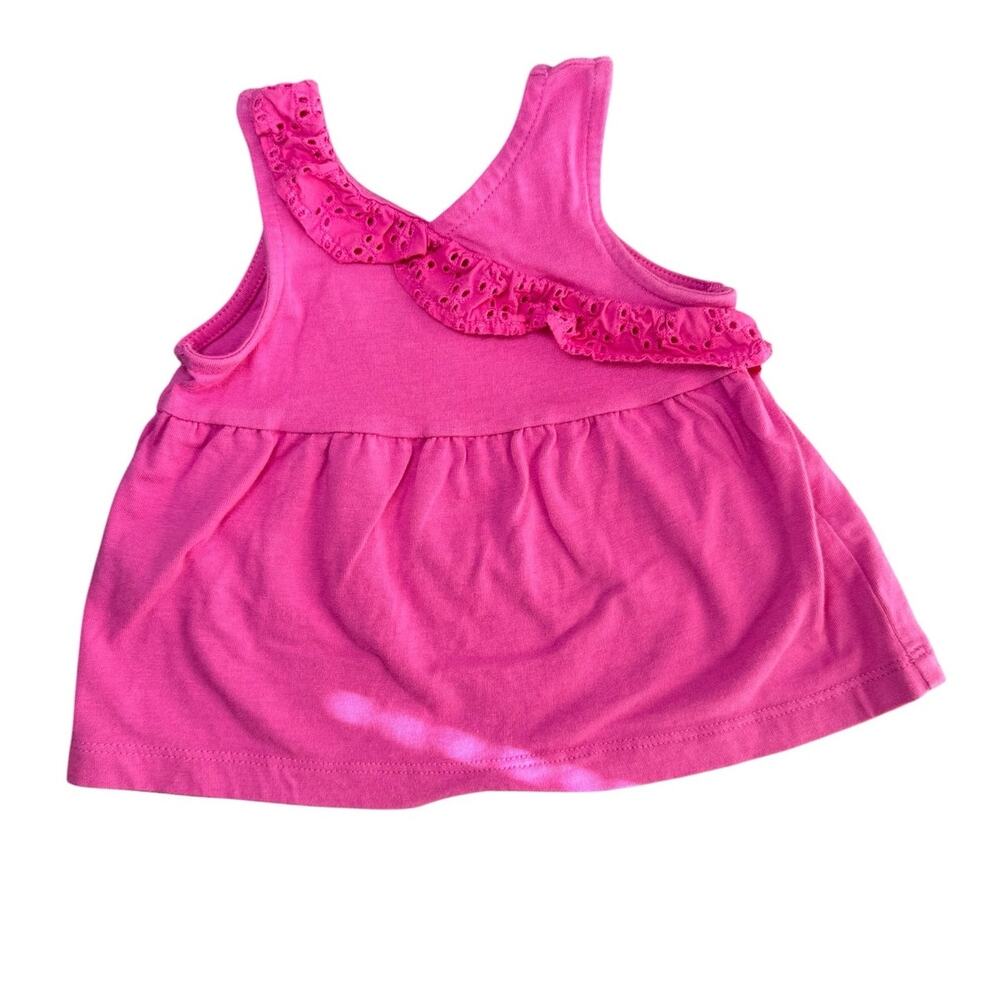 Carters Matching Outfit Baby Girl Summer Flowers Pink 6 Months - Picture 2 of 7